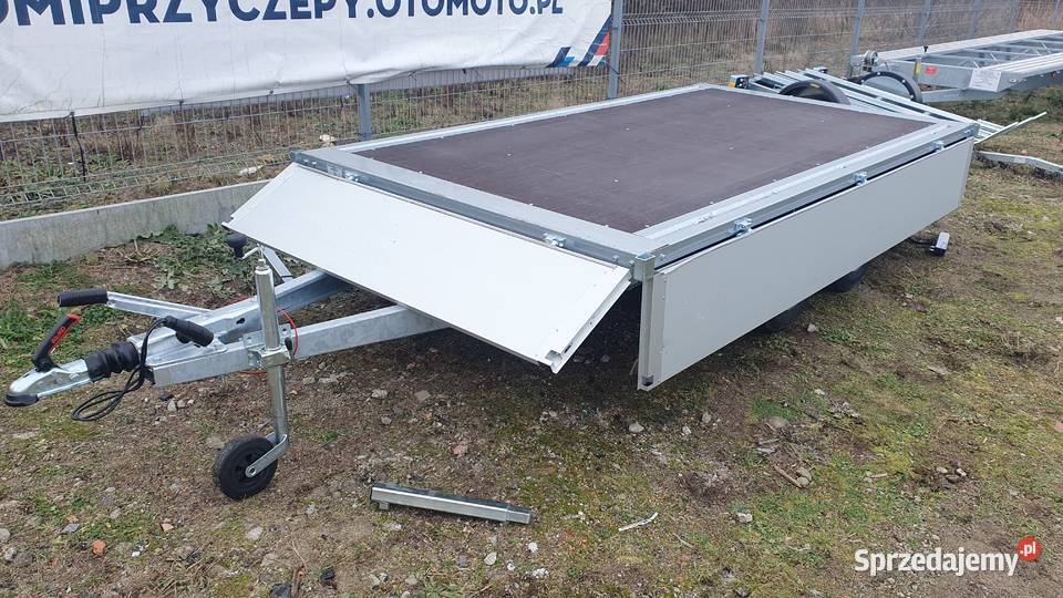 Przyczepa towarowa BORO 2700DMC przyczepka 4X2m 2100kg wielkopolskie Piła sprzedam