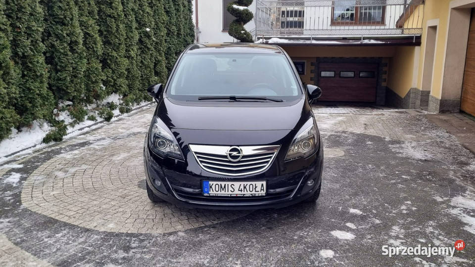 Opel Meriva PółSkóry Pakiet Zima 14 Turbo Rok produkcji 2010 Płońsk