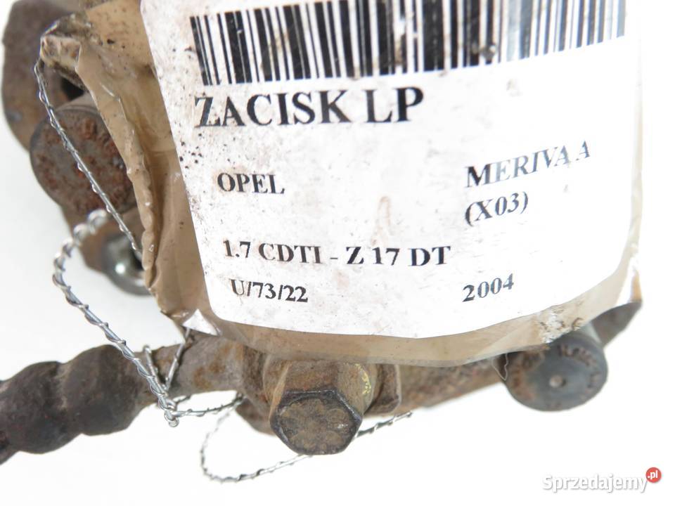 ZACISK LEWY PRZÓD OPEL MERIVA A 17 CDTI 93190644 sprzedam