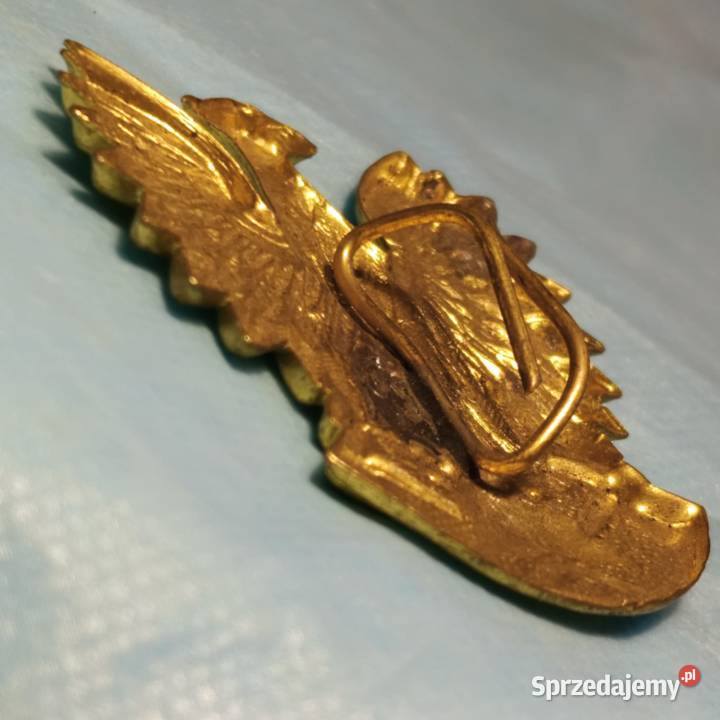 Orzełek strażacki z okr PRL Militaria Łódź