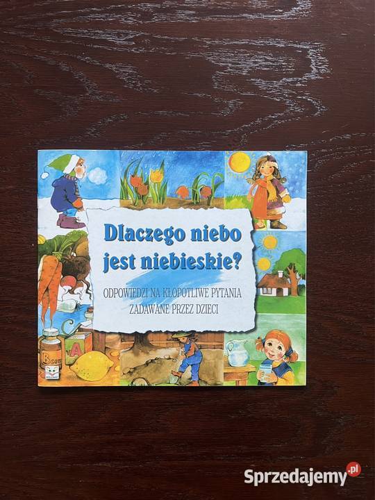 Dlaczego nie o jest niebieskie Książka dzieci śląskie