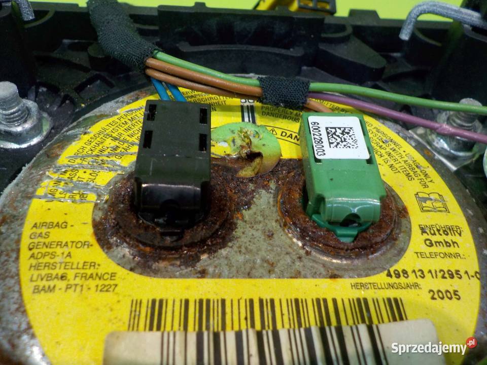 BMW 7 E65 LIFT 05r AIRBAG poduszka kierowcy mazowieckie Suków