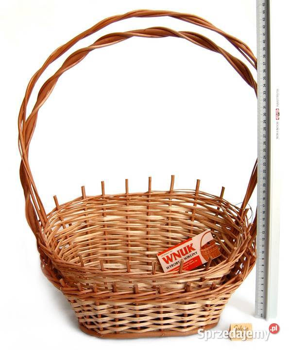Kosz prezentowy wiklinowy średni Wnuk 2 Lublin