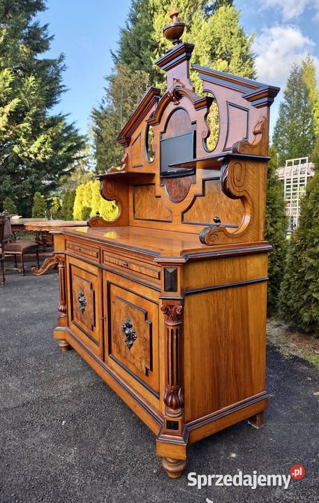 Bufet eklektyczny z monumentalną nadstawką 9285 zachodniopomorskie