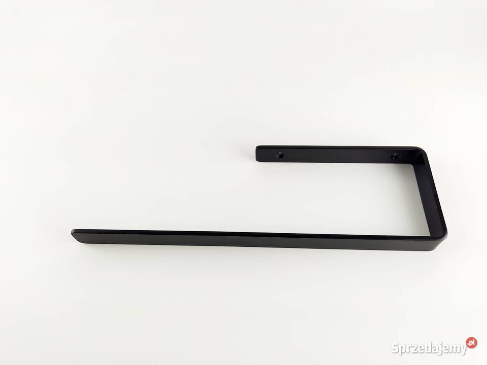 Wieszaki uchwyty na ręczniki metalowe czarne 40 Dom i Ogród Kraków