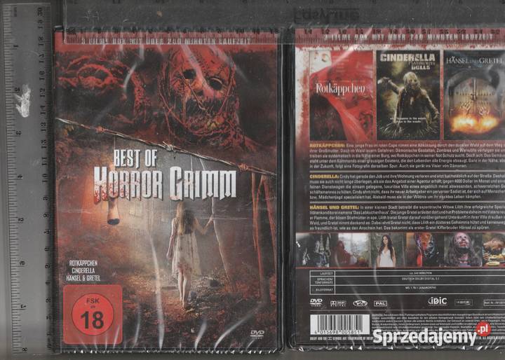 Best of horror Grimm 3 filme box 240 minuten Pruszków sprzedam