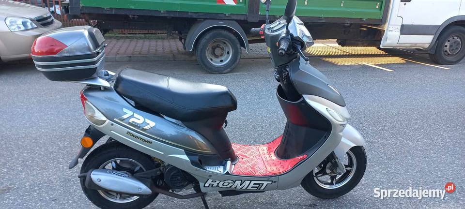 Romet 727 niski przebieg 2886 z pełnymi opłatami skuter Romet mazowieckie Skaryszew