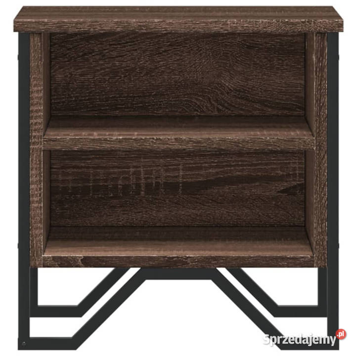 Szafka nocna brązowy dąb 40x30x40 materiał Nocne