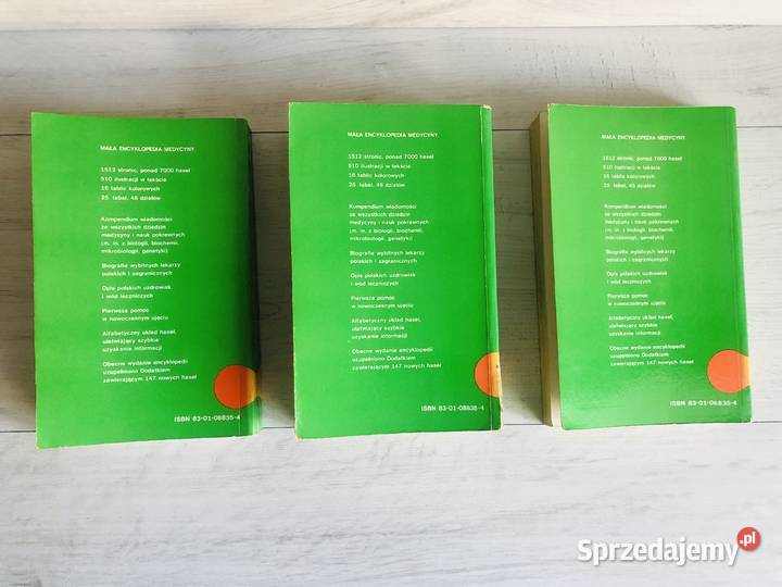Mała encyklopedia medycyny 3 tomy PWN medycyna Łódź