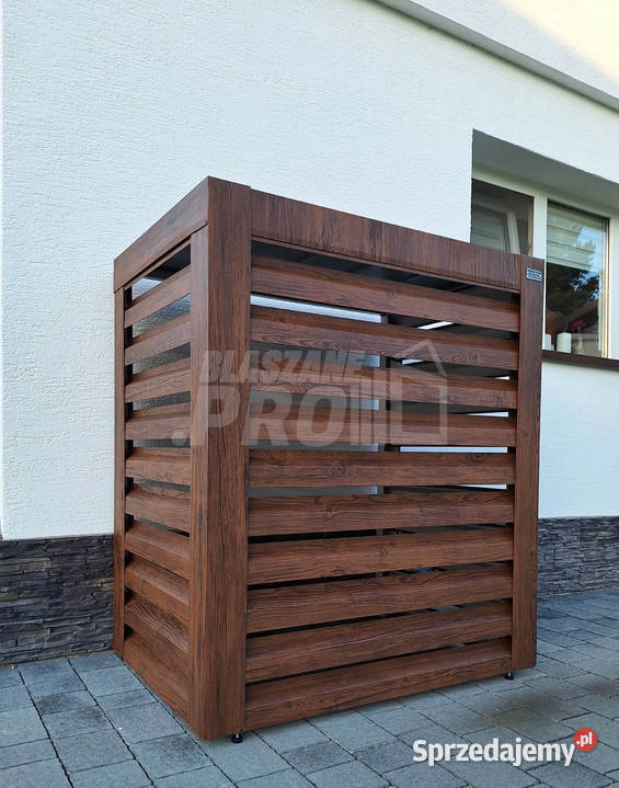 Osłona pompy ciepła 80x40x120 ciemny orzech pomorskie Chojnice sprzedam