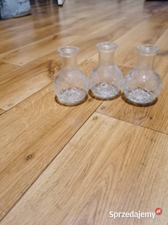 Wazoniki 3 sztuki przezroczysty Gdańsk