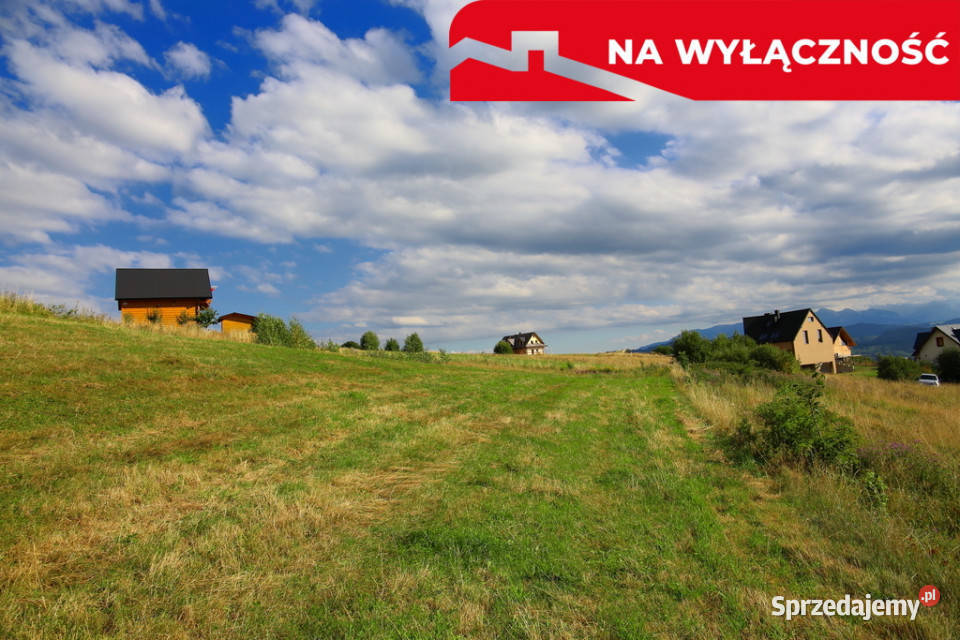 Działka budowlana w Szlembarku polna małopolskie Szlembark sprzedam