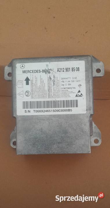 MERCEDES EKLASA W207 W212 MODUŁ SENSOR AIRBAG osobowe Dobiegniew