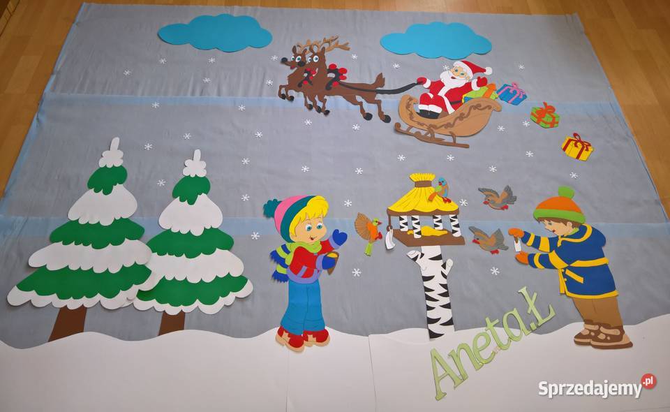 Dekoracje na Boże Narodzenie z brystolu