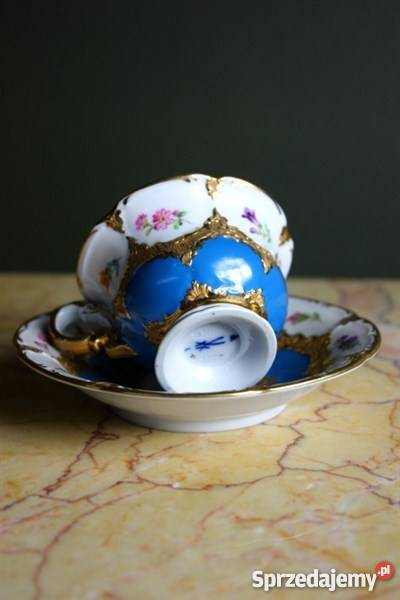 Meissen Miśnia filiżanka ze spodkiem Bform Porcelana i szkło Poznań