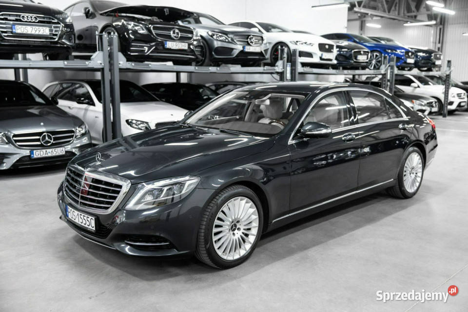 Mercedes S 500 4Matic Long 47 V8 455 Salon wspomaganie kierownicy Mercedes-Benz