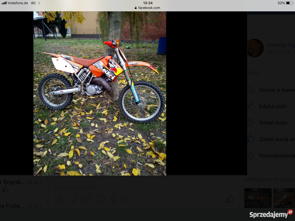 Ktm200 Rok produkcji 2004 KTM Czarnków