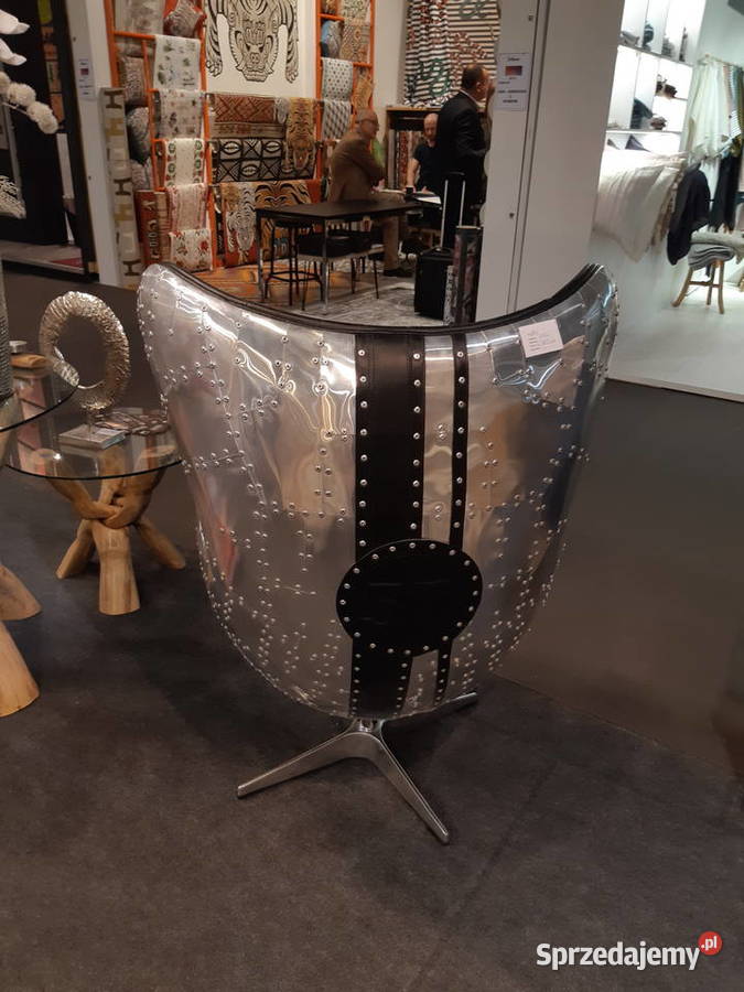 Fotel Aviator Tomcat Egg Fotel Vintage skóra mazowieckie Warszawa