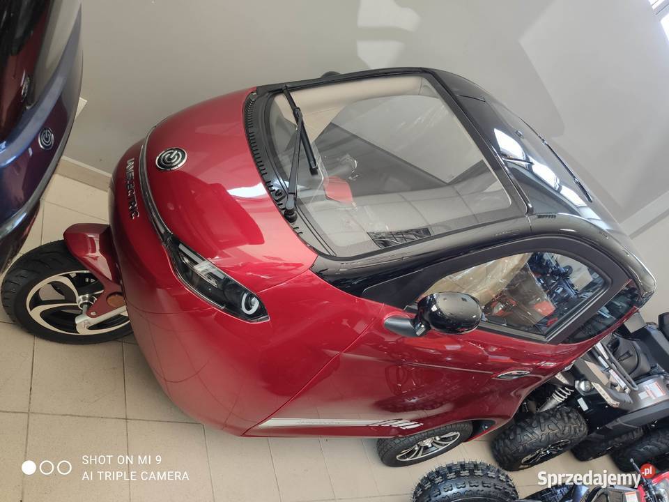 Motorower elektryczny trójkołowy zabudowany NEMO Siedlce