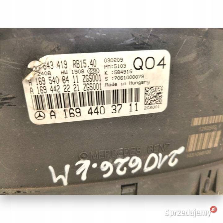 LICZNIK ZEGARY A1694403711 Mercedes W169 20 CDI