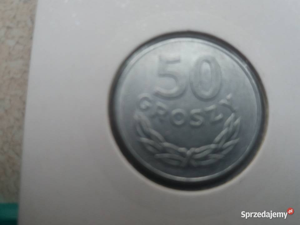 Moneta 50 groszy bez znaku mennicy rok 1978