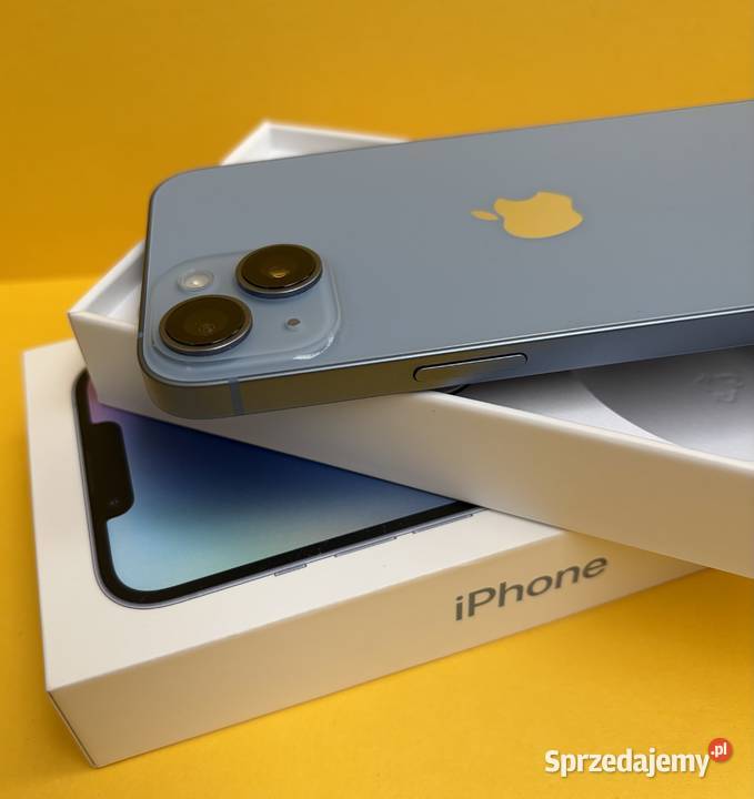 Smartfon APPLE iPhone 14 128GB Niebieski Idealny Gniezno