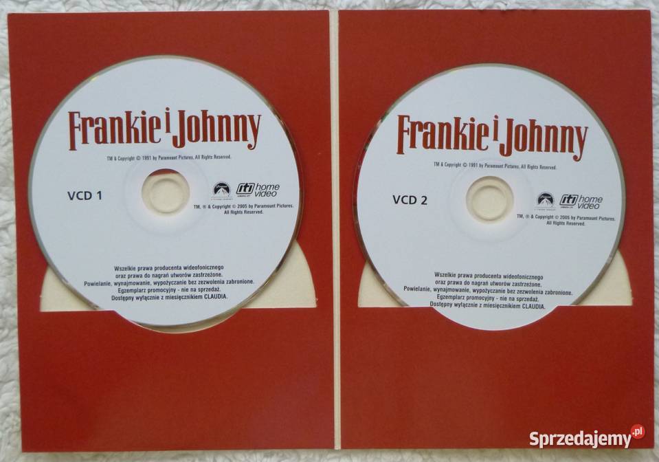 Film VCD Frankie i Johnny Warszawa