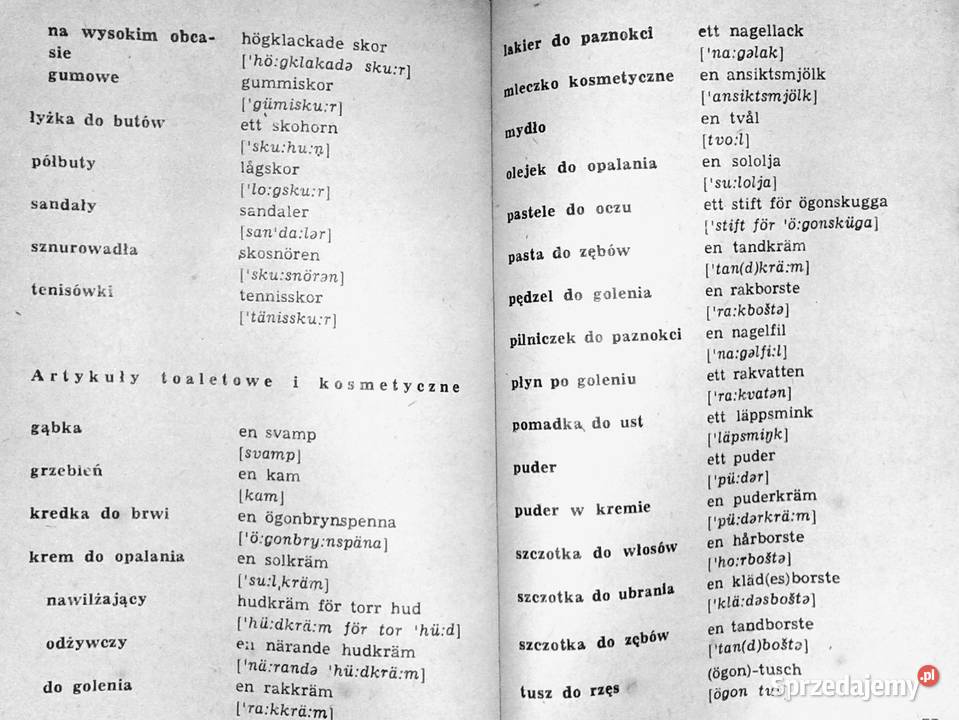 Rozmówki szwedzkie Józef Trypućko Alina Wójcik Chełm