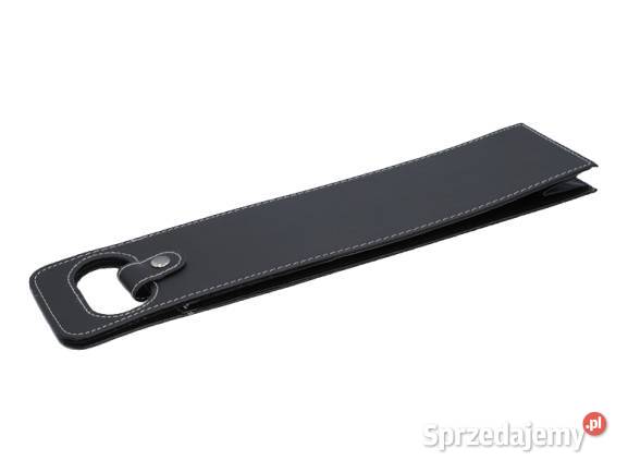 Czarna Elegancka Torba na Wino z Uchwytem i Ostrowy nad Okszą