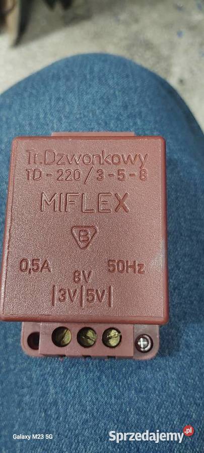 Transformator dzwonkowy miałem 3v5v8v Warszawa sprzedam