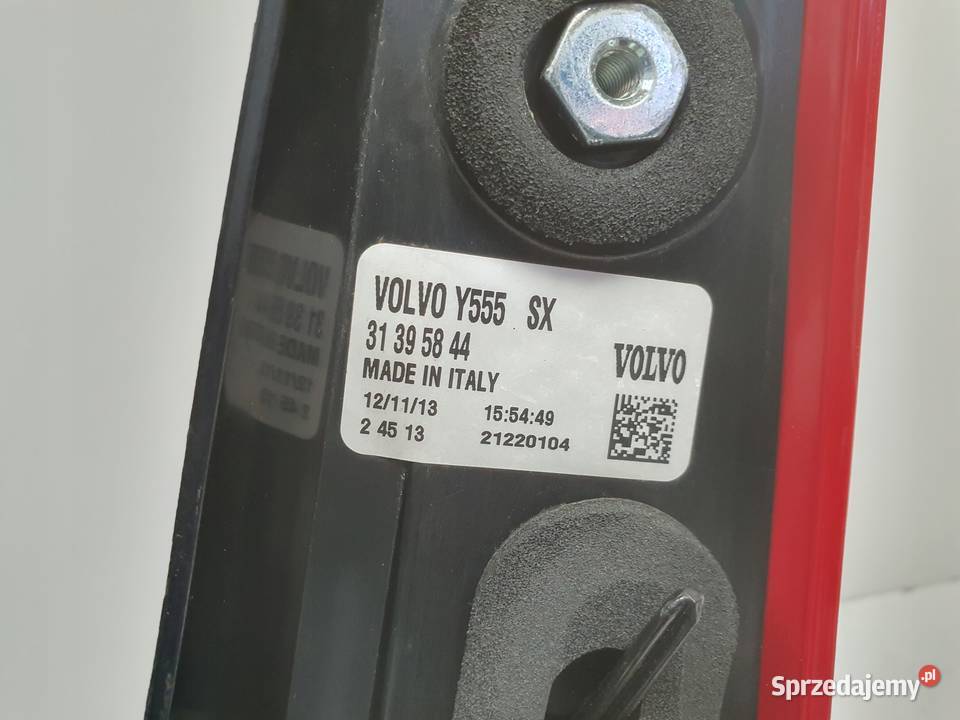 Volvo V40 II 1216r TYLNIA TYLNA LAMPA LEWA lewy Lampy tylne Chełm