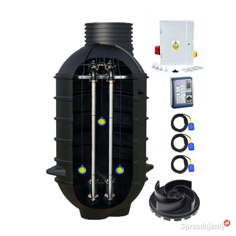 PRZEPOMPOWNIA ŚCIEKÓW DWUPOMPOWA DN1200 H2100