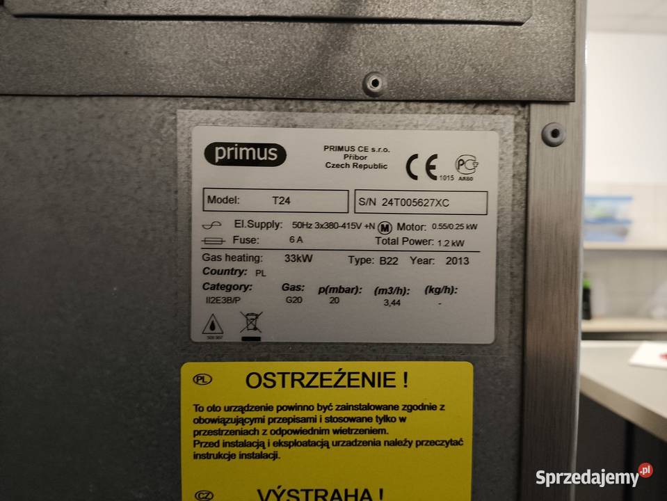 Suszarka gazowa PRIMUS T24 sprzedam