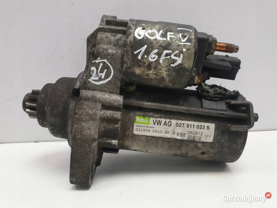 ROZRUSZNIK VW Golf V 16 FSI ROZRUSZNIK valeo lubelskie Rudka