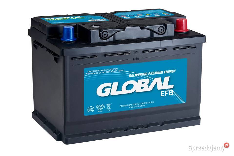 Akumulator Global EFB STARTSTOP 70Ah 680A Układ elektryczny, zapłon sprzedam