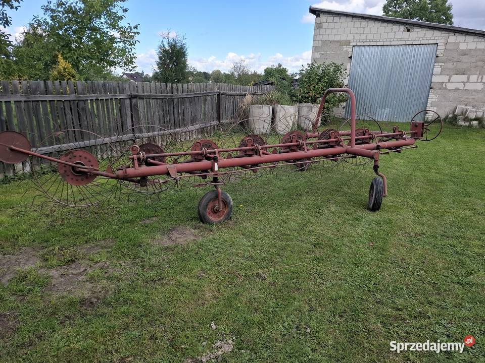 Zgrabiarka Przewracarka do siana 7 mio gwiazdowa Agromasz Korczów