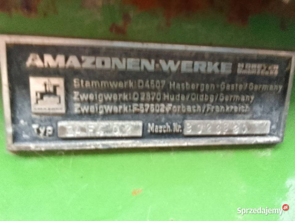 Rozsiewacz Smażone 400l Amazone Wójcin A