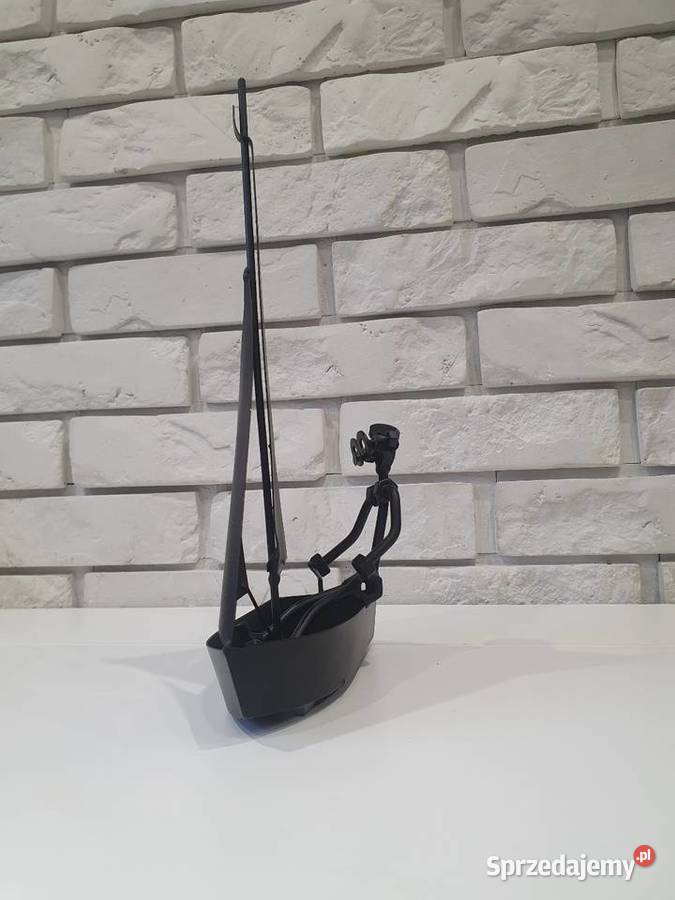 Żarówka łódź rzeźba metaloplastyka ludzik pomorskie Solnica sprzedam