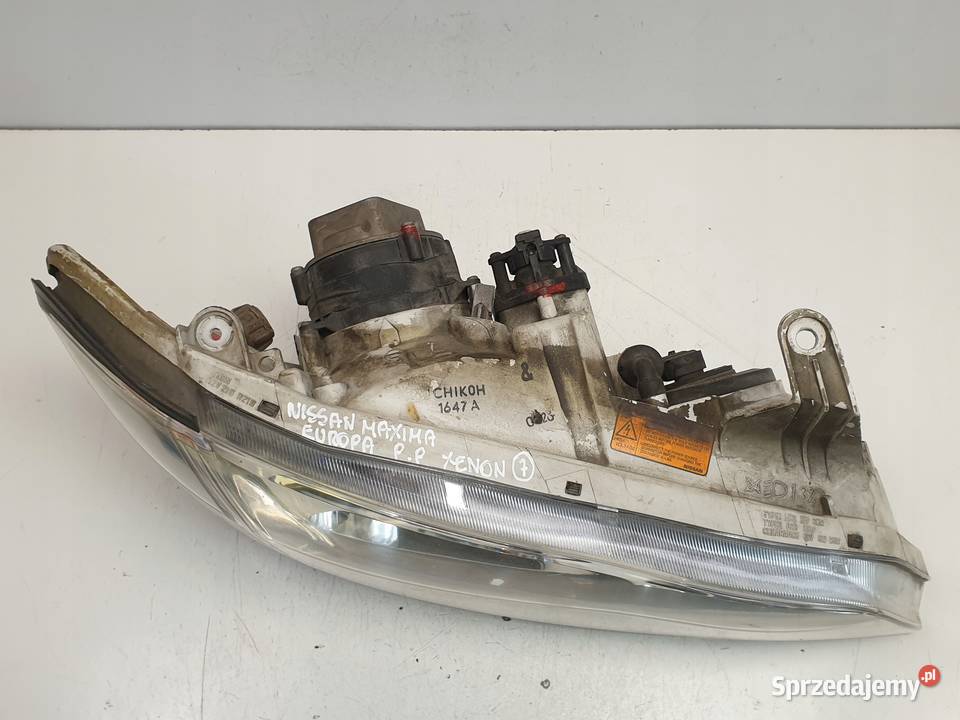 LAMPA PRAWA Nissan Maxima V A33 PRZEDNIA przód osobowe Rudka
