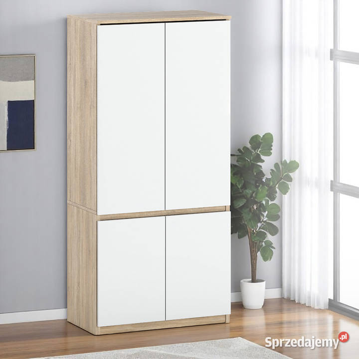Szafa Garderoba Z Półkami Drążkiem Nowoczesna 80 180cm Elbląg sprzedam