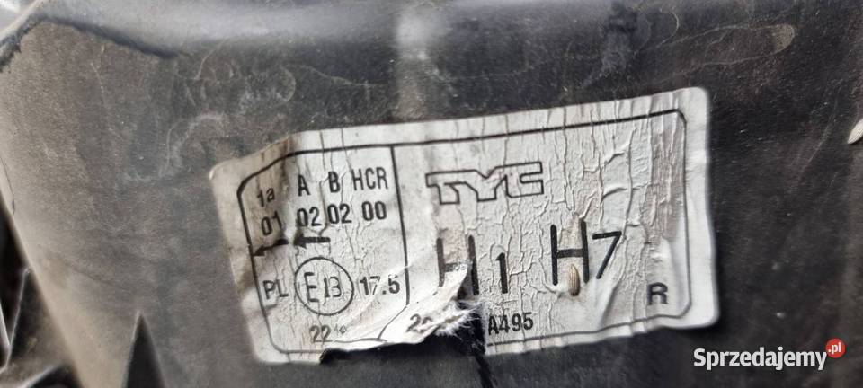 LAMPA PRAWA PRZÓD MERCEDES SPRINTER 208 kujawsko-pomorskie Lipno