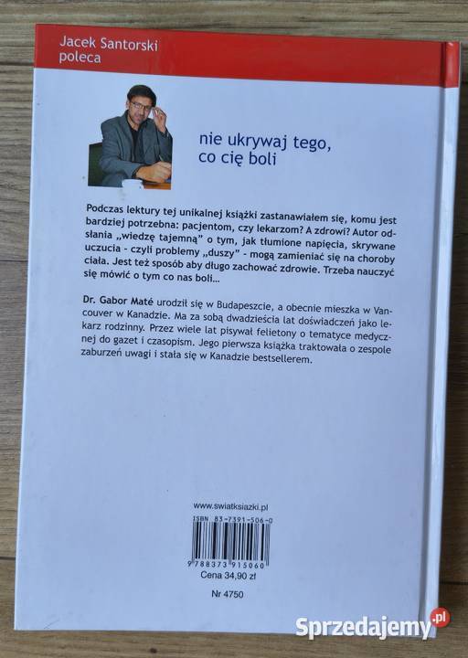 Ciało a stres Gabor Mate śląskie Sosnowiec