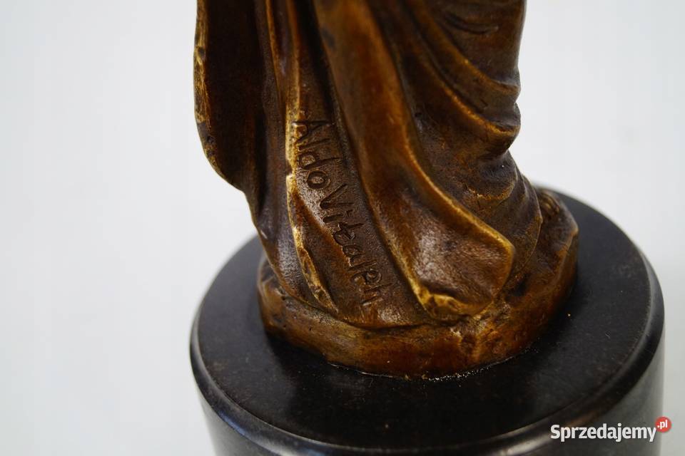 JEZUS CHRYSTUS figura z brązu rzeźba biblia Gizałki