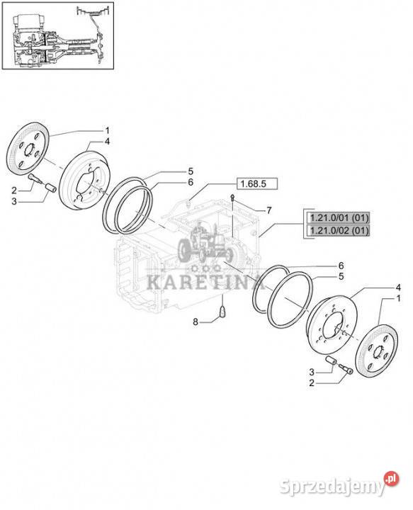 Holland T6010 T6070 Tłok 5191494 Jastrzębniki