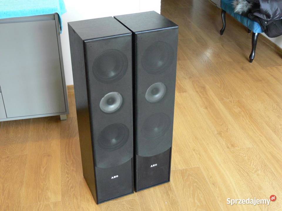 Mocne i ładne kolumny AEG 2 x 500 wat WYSYŁKA