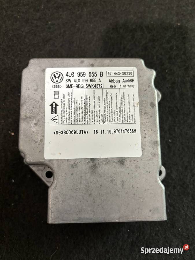 Audi 8K0 959 655 sterownik sensor SRS airbag Tomaszów Mazowiecki sprzedam