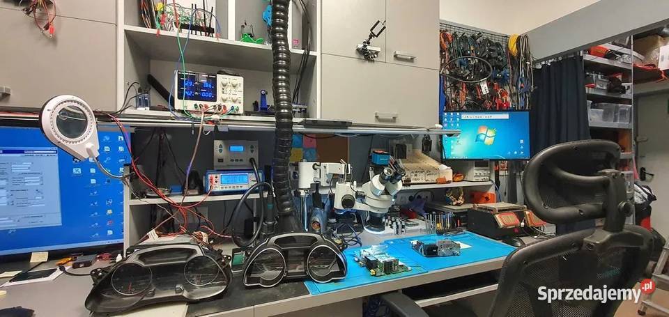 NAPRAWA licznika FIS podświetlenia LED Audi VW