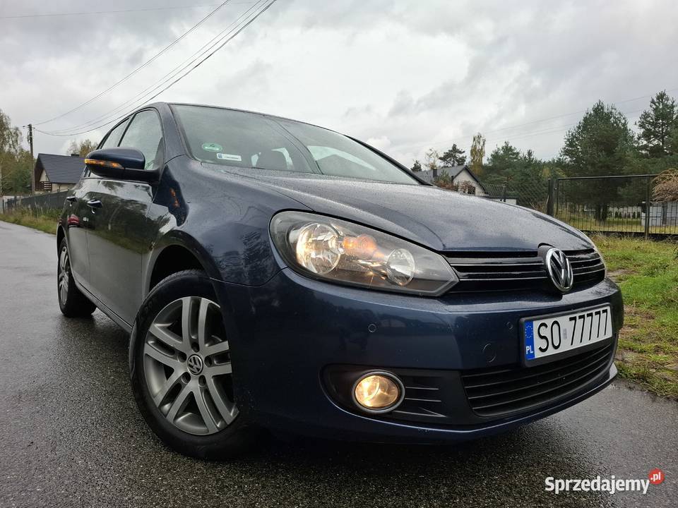 Volkswagen Golf Piękny Vw Golf VI 5 drzwi Alu Sosnowiec