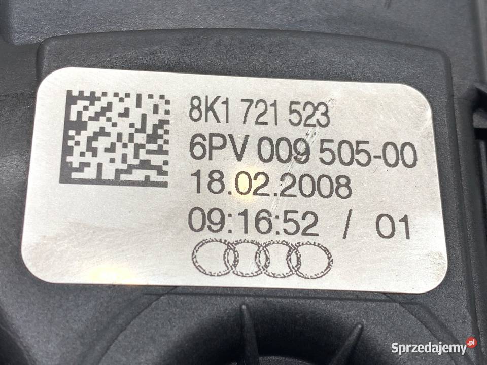 POTENCJOMETR GAZU AUDI A6 C6 8K1721523 20 140 osobowe