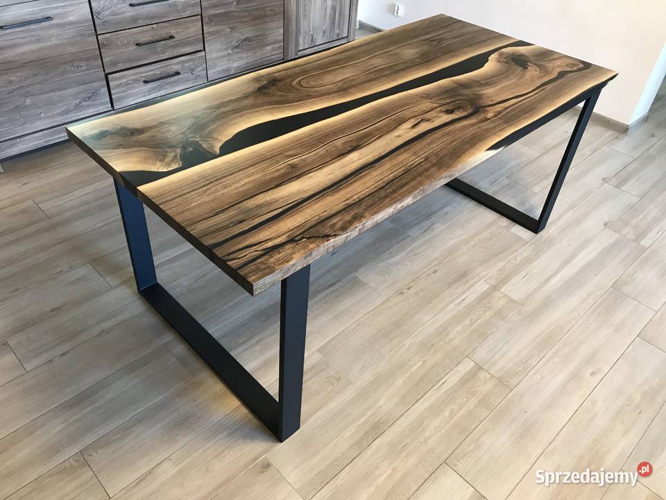 Stół drewniany żywica epoksydowa mazowieckie Warszawa